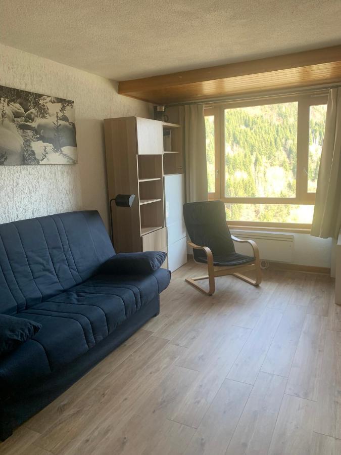 Appartement Avec Acces Piscine- Station- 4 Personnes Saint-Jean-d'Aulps Bagian luar foto