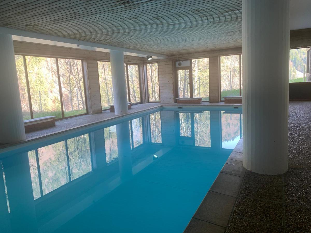 Appartement Avec Acces Piscine- Station- 4 Personnes Saint-Jean-d'Aulps Bagian luar foto